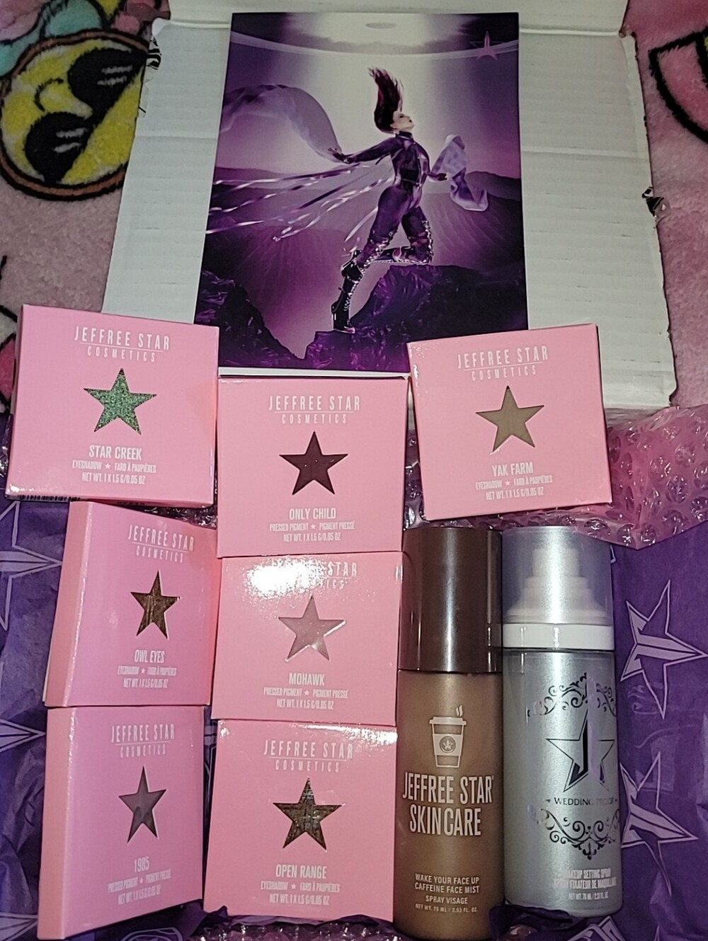 Jeffree Star Pink Makeup Collection with Neutral & Metallic Accents